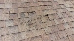 damaged commercial roof