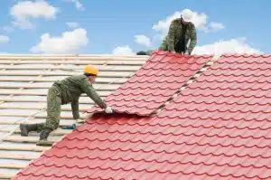 Installing metal roof