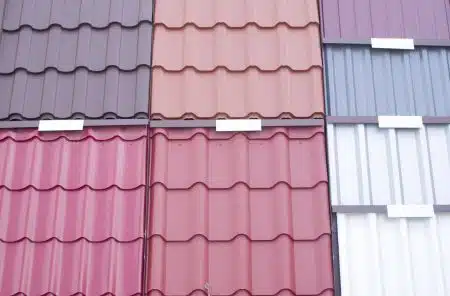 different metal roofs