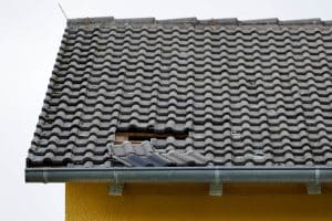 wind roof damage