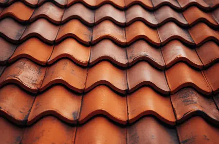 clay roof tiles