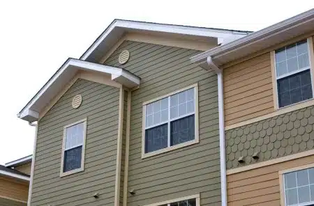multi colored home siding